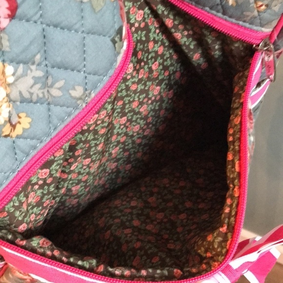 Ori- ori floral quilted preppy bow backpack. feminine lightweight romantic fun - Picture 9 of 12
